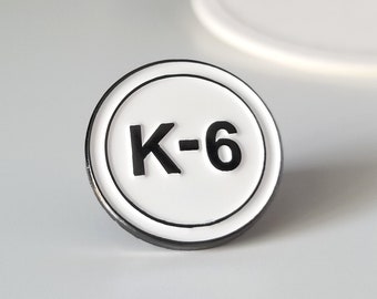 Oppenheimer K-6 Security Badge Soft Enamel Pin