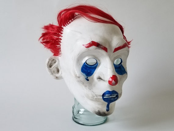 Realistic Clown Mask Joker Henchman Realistic Clown Mask Joker Henchman
