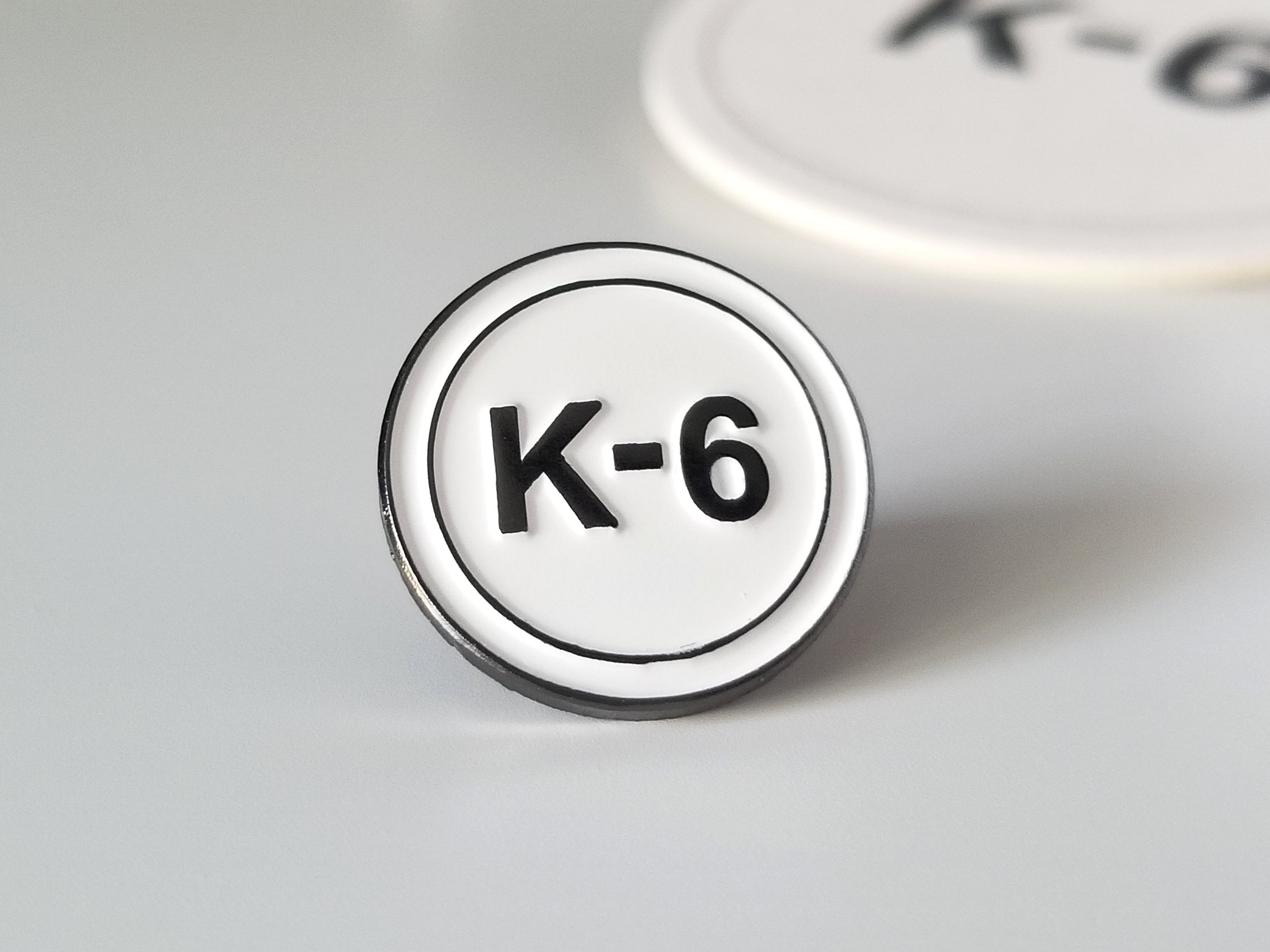 Oppenheimer K-6 Los Alamos Security Badge Soft Enamel Pin