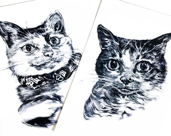 Mixed-breed Cat Stray Cat Rescue Shelter Street Cat Tattoo Flash Cattitude Cattoo Animal Temporary Tattoo Stickers Kitten Pet Lover Art Gift