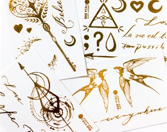 Large Sparrow with Arrow Sticker