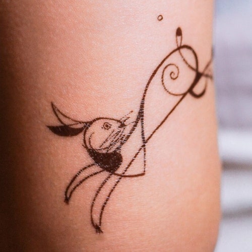 Abstract Rabbit Tattoo Artistic Bunny Tattoo Art Surreal - Etsy Abstract Rabbit Tattoo Artistic Bunny Tattoo Art Surreal - Etsy