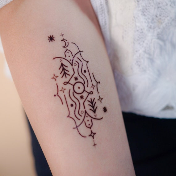 Nature Inner Forearm Tattoos | 42 Best Inner Forearm Tattoos Ideas |  Forearm tattoos, Moutain tattoos, Tattoo font for men