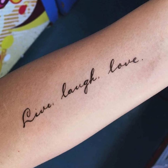 Tattoo lettering lovelust  Instagram