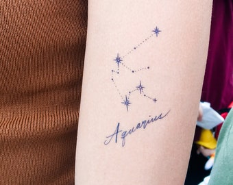 aquarius tattoos designs for women