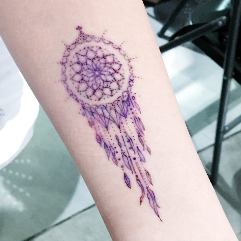 Minimalist Violet Flower Tattoo Small - Wiki Tattoo