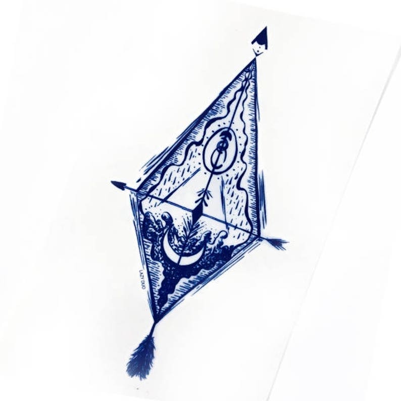 Alchemie Tattoo Sticker Tarot Tattoos Spirituelle Tattoos Long Etsy