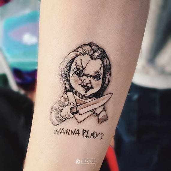 Chucky Portrait Tattoo  Childs Play  YouTube