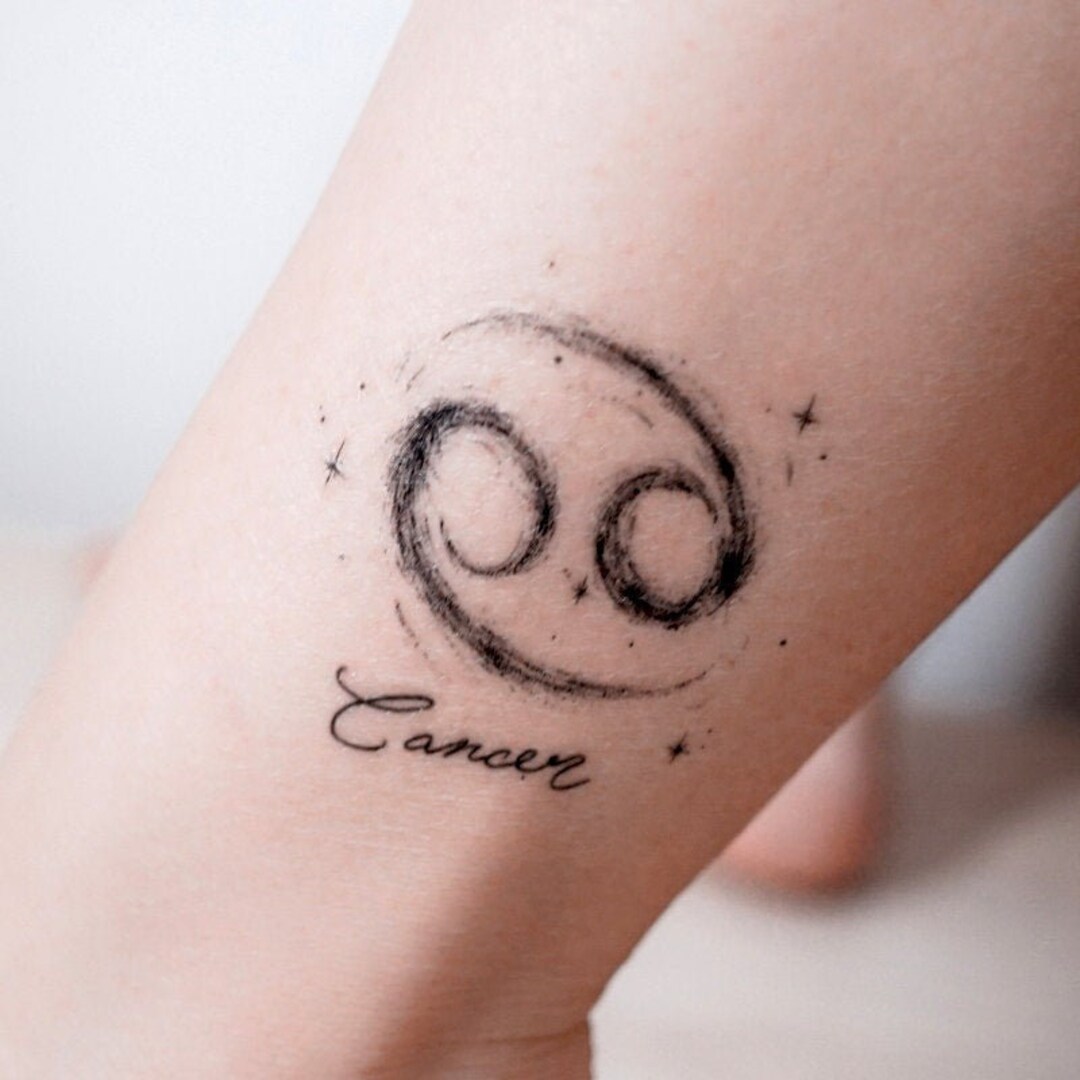 Signe Astrologique Cancer Tatouage Homme Cancer Horoscope Cancer Constellation Zodiac Sign Star - Etsy France