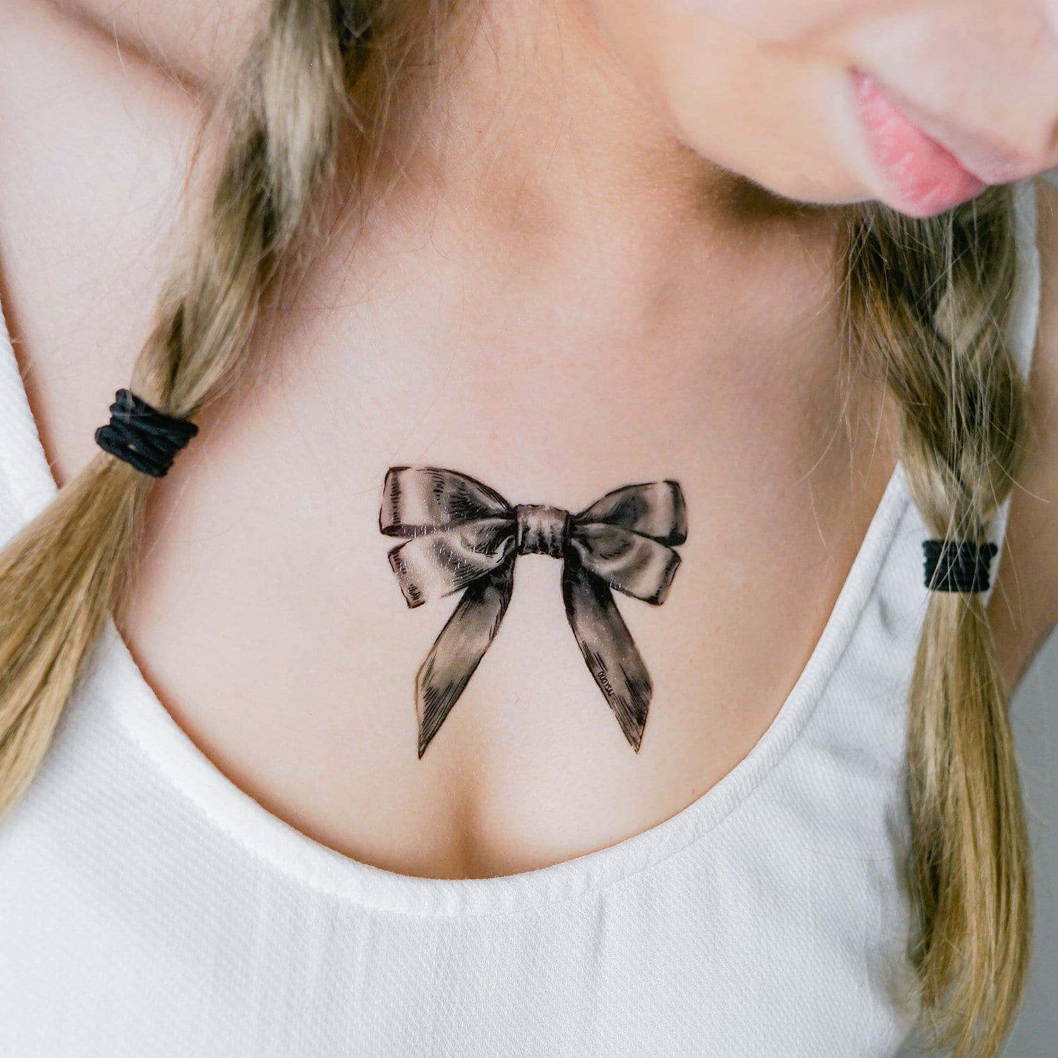 83 Fun and Flirty Bow Tattoos - TattooGlee | Pink bow tattoos, Bow tattoo  designs, Bow tattoo