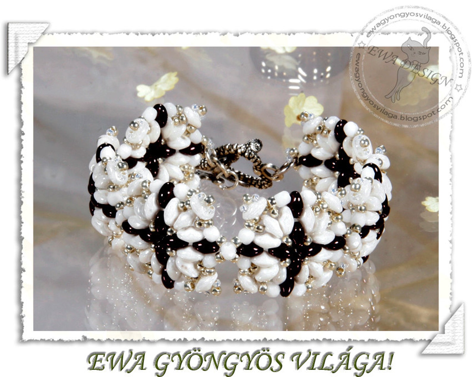 Loretta beaded bracelet PDF pattern Etsy