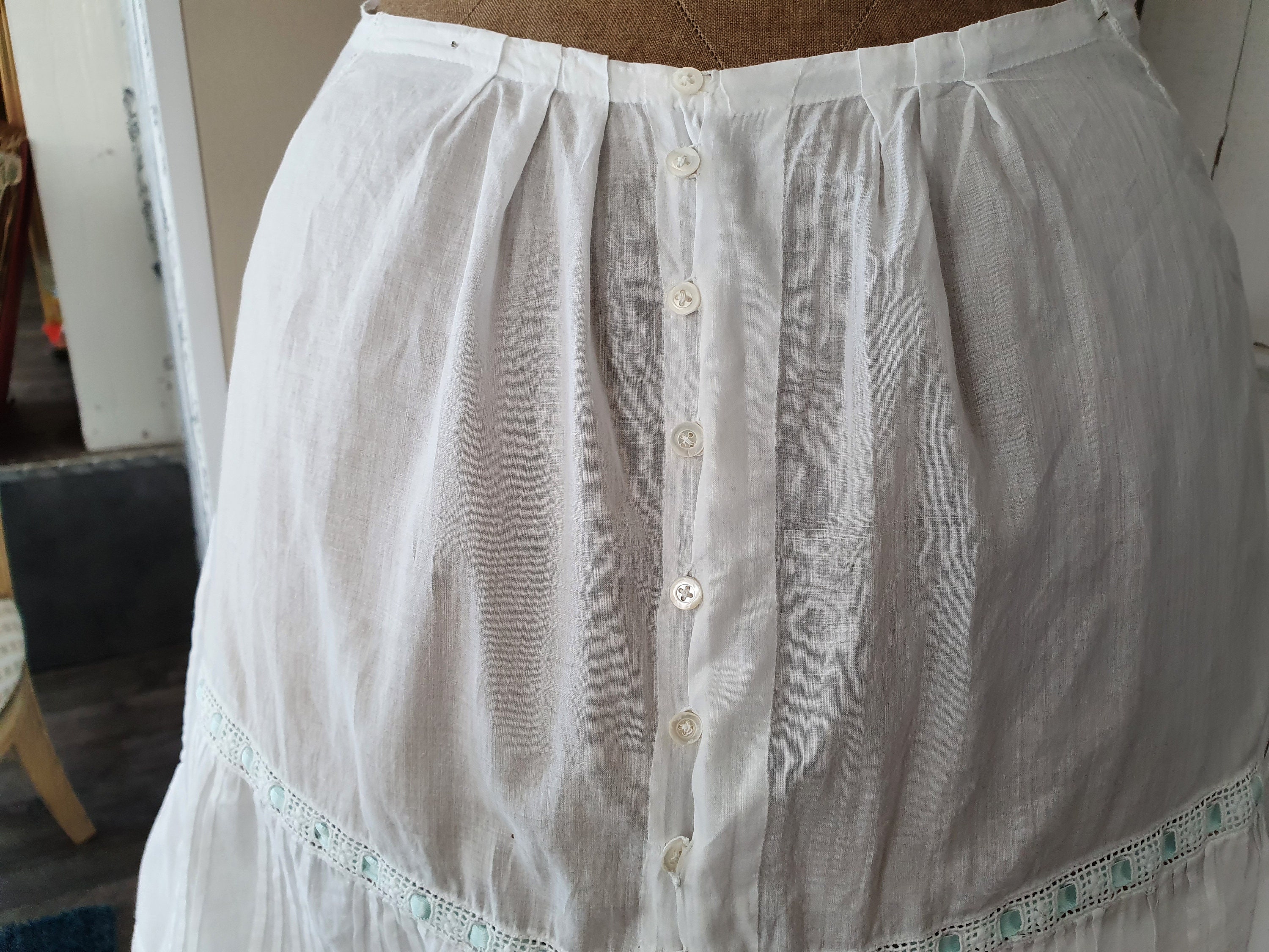 Beautiful split panties with loose ruffles in fine lace ribbon | Etsy