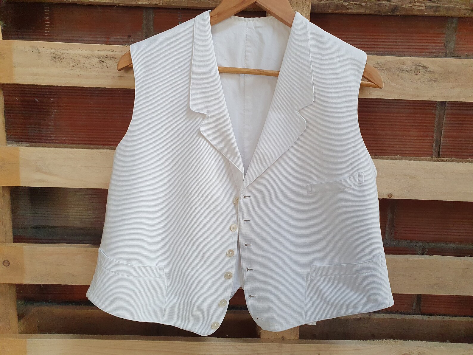 Men's suit jacket without white sleeve striped weaving | Etsy