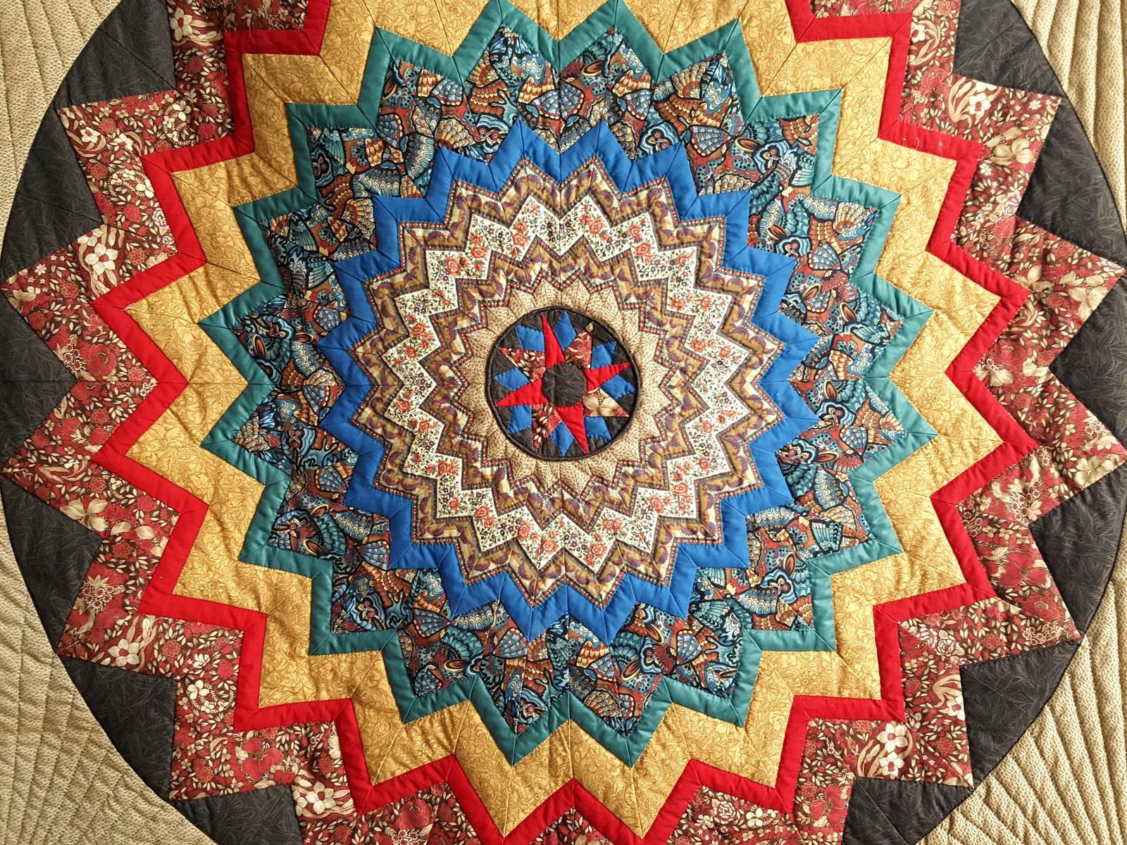 Patchwork Fait Main Plaid