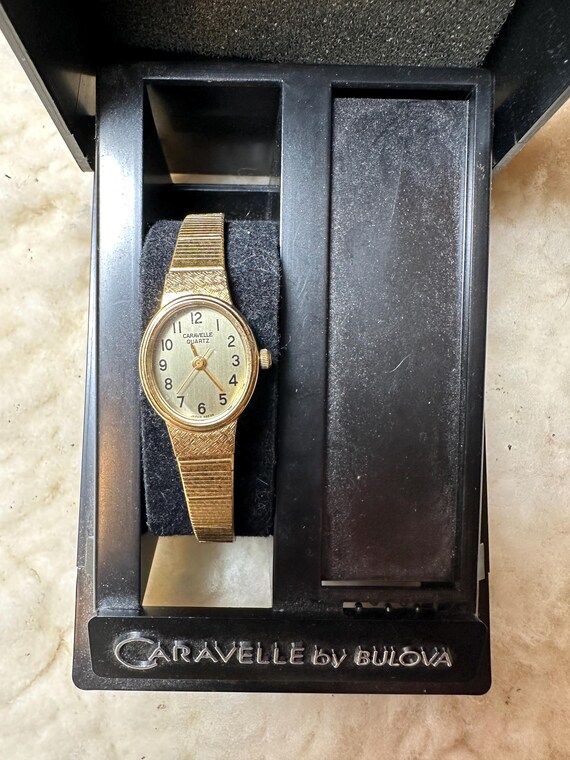 Caravelle Lady Quartz gold tone Vintage Gold-tone Caravelle Watch for Her | Bulova Japan  main image 2