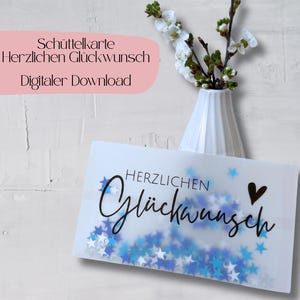 Birthday cash gift | Shaker card | Wrapping money | Birthday greetings | Cash gift | Shaker card making download | Congratulations