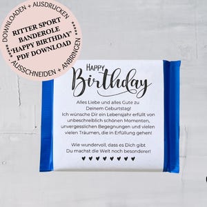 リッタースポーツバンデロール誕生日 |お誕生日おめでとう |お誕生日おめでとう |友人同僚へのギフト誕生日 |ダウンロード用のBanderol