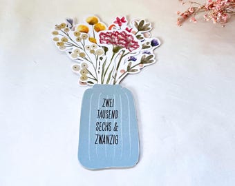Mini Calendar 2026 PDF • Christmas Gift Idea • New Year's Gift • Last Minute Gift • New Year's Eve/New Year's Eve Party Favor • New Year's Eve Decorations
