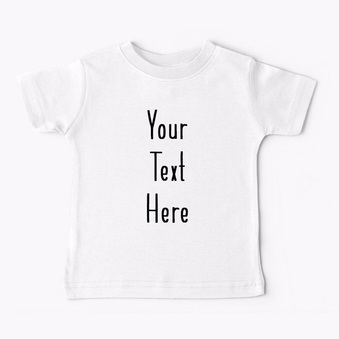 custom-personalised-kids-t-shirt-any-message-tee-custom-name-etsy-uk