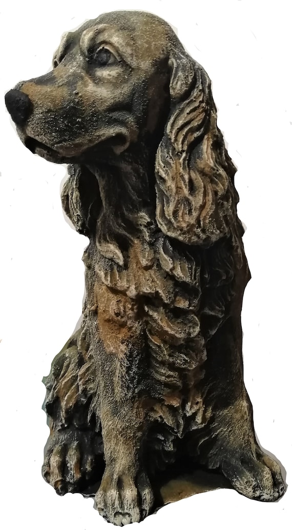 Cocker Spaniel Garden Ornament. Dog Ornament Spaniel Garden Etsy UK