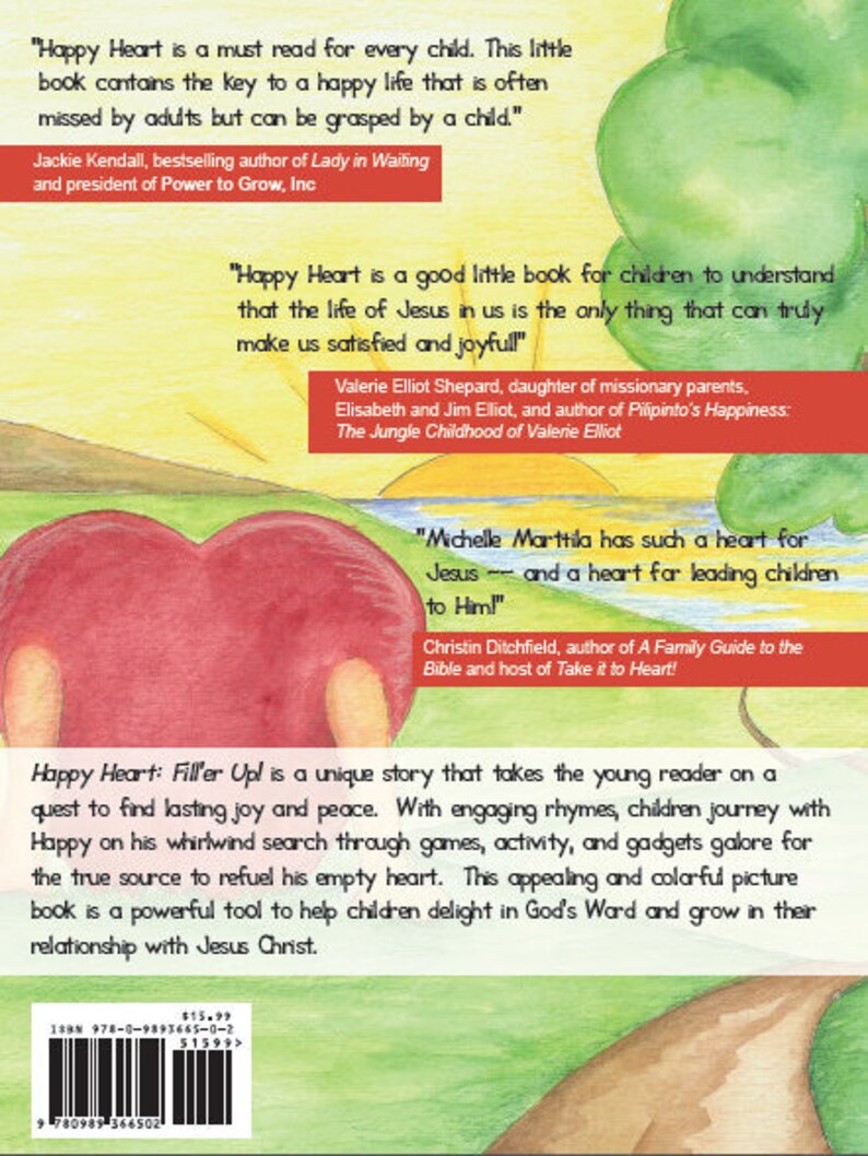 Children's Book Kids Books Picture Book Happy Heart™ Etsy