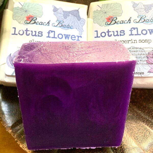 Lotus Flower Glycerin Soap