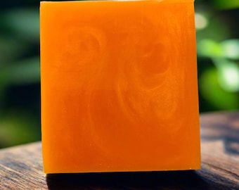 Jabón de glicerina con flor de naranjo