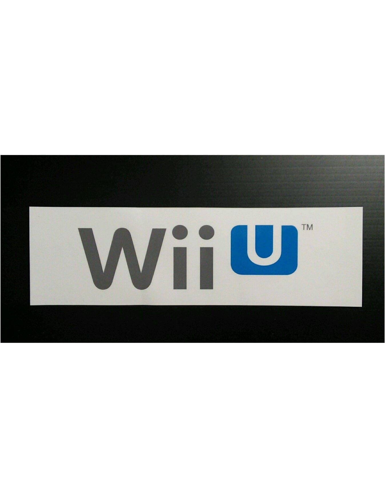 Nintendo Wii U Logo Sticker Etsy