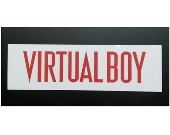 Virtual Boy Logo Sticker