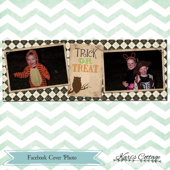 Halloween Facebook Cover Template Halloween Facebook Timelie Etsy