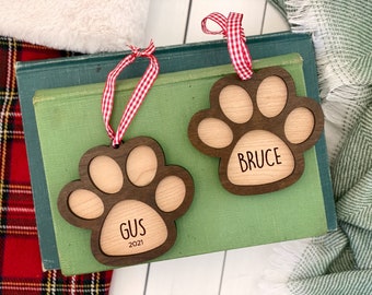 Personalized Dog Christmas Ornament  | Personalized Ornament for Pets