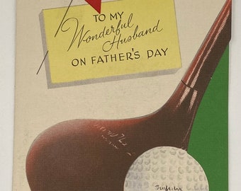 Vintage Gibson Fathers Day Card (New old Stock)