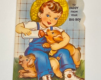 Vintage Gibson Fathers Day Card (New old Stock)