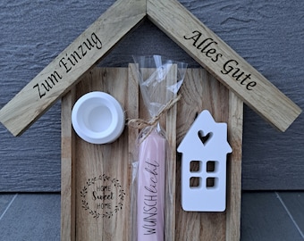 Einweihungsgeschenk, Hausbau, Geschenk zum Einzug, Geschenkset Haus, Einweihung Party