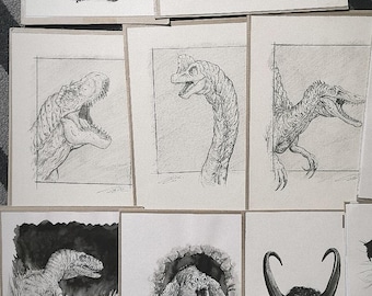 Original drawings for sale. Sizes approximately A4 size