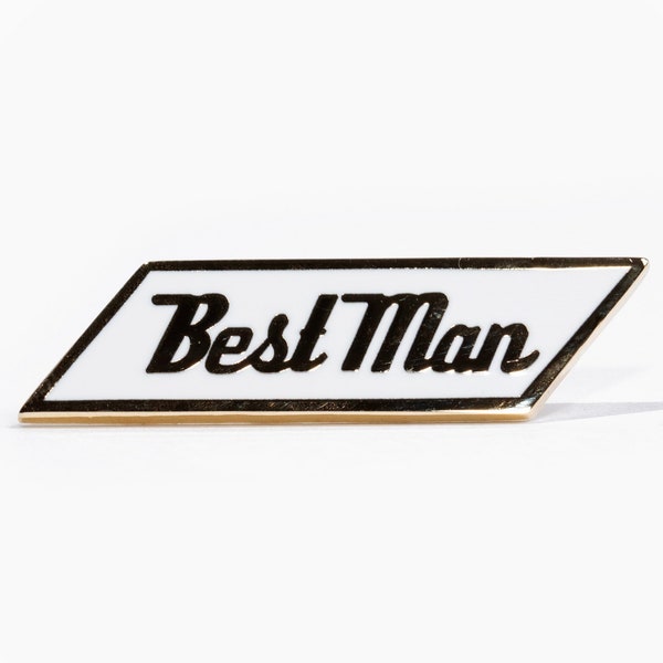 Best Man Gift Wedding Lapel Pin