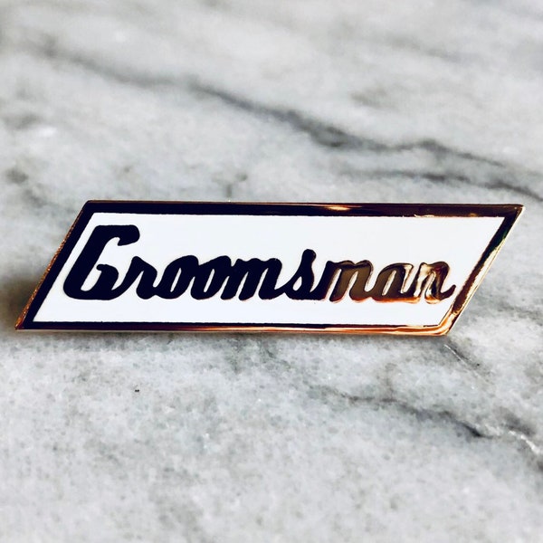 Groomsman Wedding Gift Lapel Pin