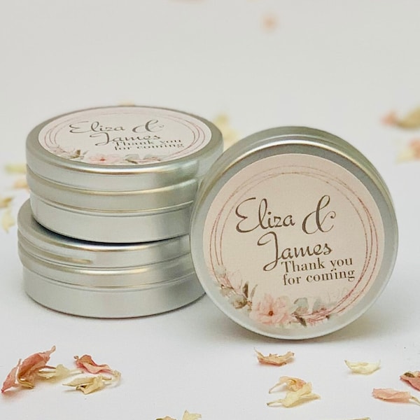 Customized Mint Tins Sweet Heart Wedding Favour Idea Mint To Be Favor SWEETS INCLUDED Custom Wedding Favor Gift Personalized Wedding Sweets