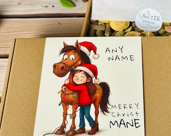 Horse Treat Box – Custom Handmade Equine Biscuit Gift Box for Horses and Ponies