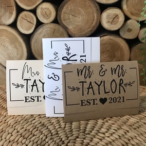 Idée de cadeau de mariage personnalisée. Portefeuille de billets de loterie. Porte-cartes à gratter. Cadeaux personnalisés. Cadeau de loterie LGBT personnalisé. Mariage gay
