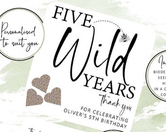 Plantable Seed Heart Birthday Favors: Personalized Wildflower Keepsake