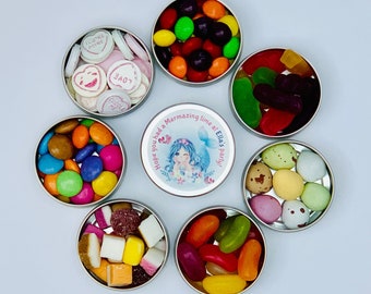 Personalized Mermaid Sweetie Tins: Kids Party Favors