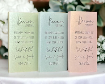 Personalized Wedding Tissues: Custom Favor Guest Gift