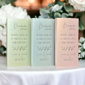 Hochzeit Taschentücher. Gastgeschenk. Gewebe Gunst. Hochzeit Idee. Personalisiertes Gästegeschenk. Personalisiertes Hochzeitsgeschenk
