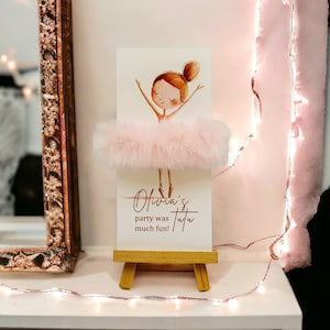 Cadeau personnalisé ballerine - idée cadeau ballet - chouchou - cadeau de fête ballet - cadeau ballerine - cadeau de fête princesse personnalisé