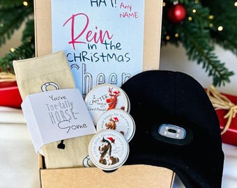 Personalized Equestrian Christmas Gift Box – Horse Lover Set