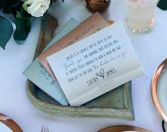 Personalized Wedding Favor Scratch Card Holder: Lottery Ticket Wallet