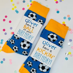 Men&#39;s Socks, Football Sock, Soccer Socks, Stocking Fillers, Custom Sock Gift, Festive Socks, Footballer Gift Idea, Funny Socks, Dad Present