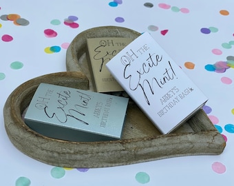 Personalized Tic Tac Favors: Birthday Party Sweets (Mints Included)