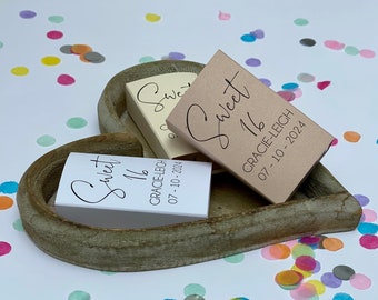 Personalized 16th Birthday Tic Tac Favors: Mint To Be Sweets